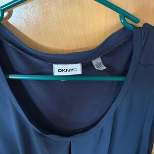DKNYC Deep Blue Blouse